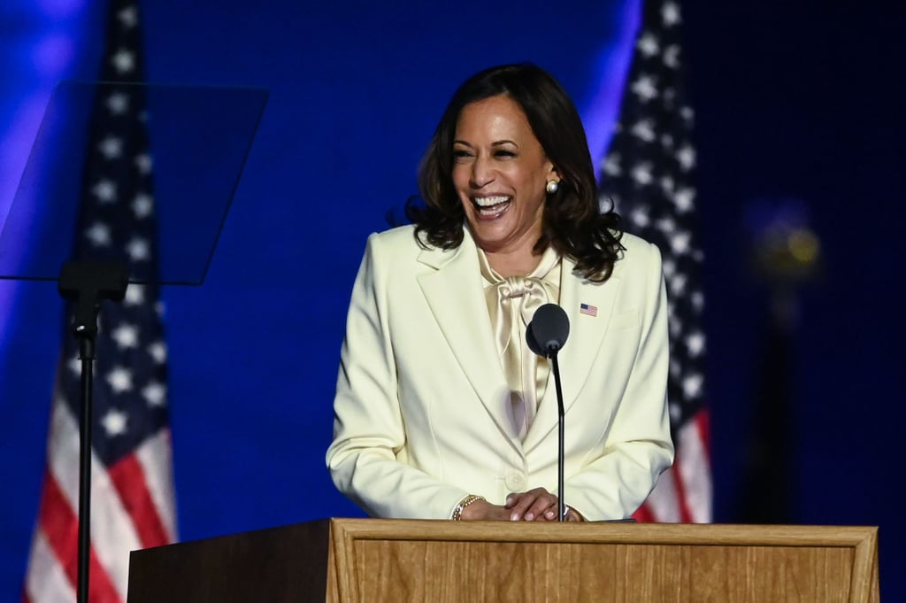 Kamala Harris Gives Acceptance Speech For Vice Presidency POPSUGAR News