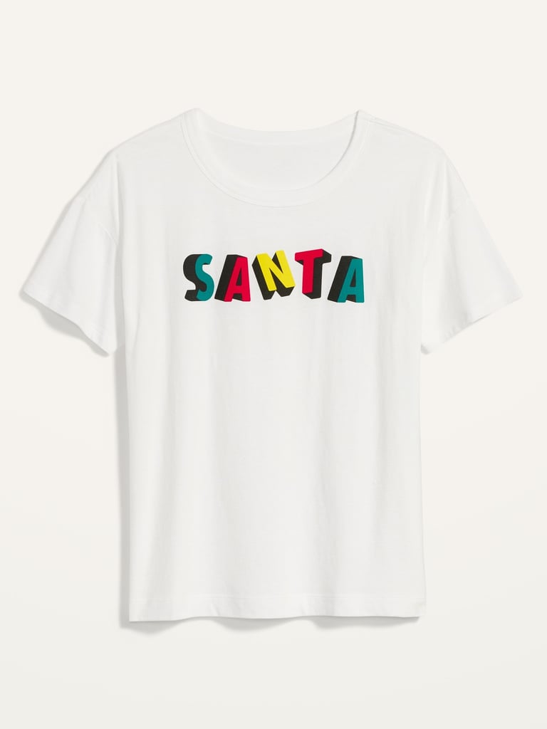 Loose-Fit Christmas Graphic Easy Tee