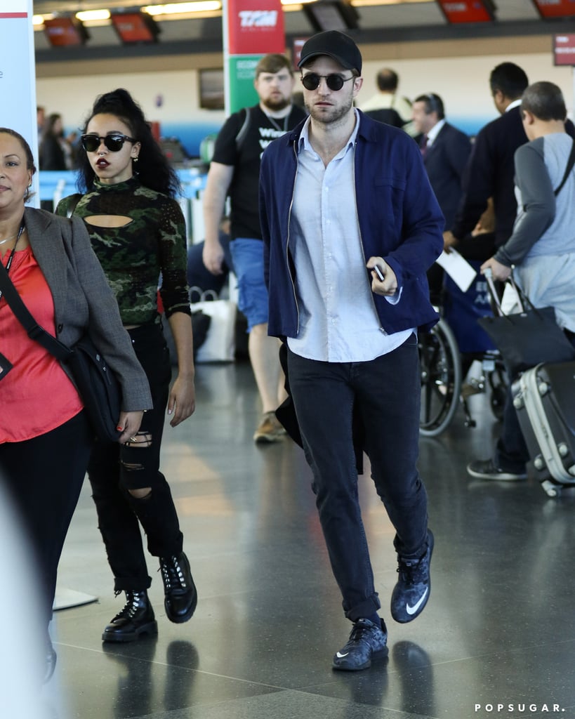 Robert Pattinson and FKA Twigs at JFK | Pictures