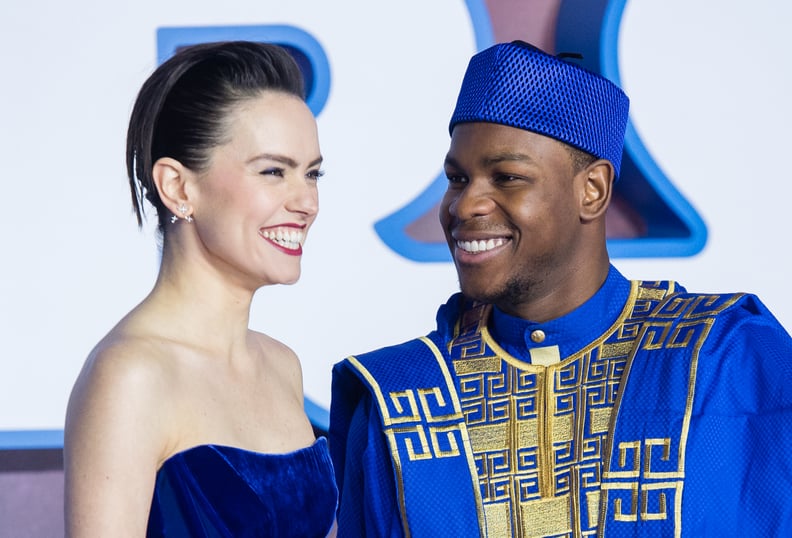 Daisy Ridley and John Boyega at the London Premiere For Star Wars: The Rise of Skywalker
