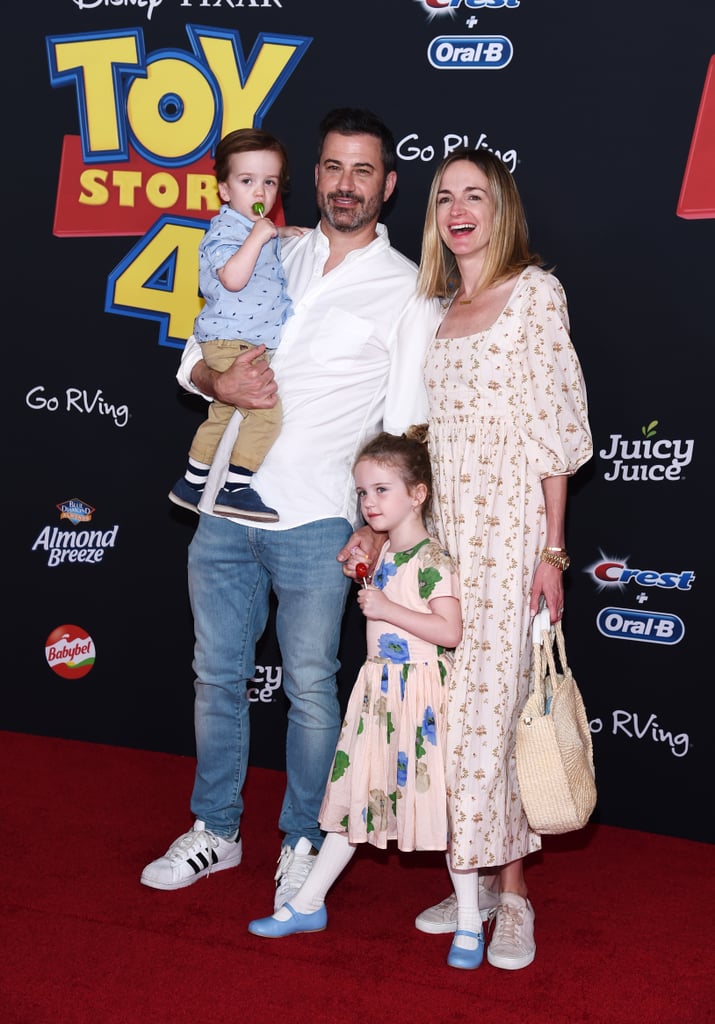 Jimmy Kimmel, Molly McNearney, and Their Kids at the Toy Story 4 Premiere