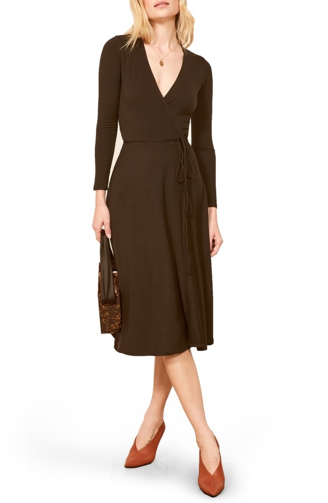 Reformation Maurie Wrap Dress