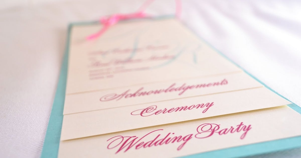Free Printable Wedding Program Templates Popsugar Smart Living