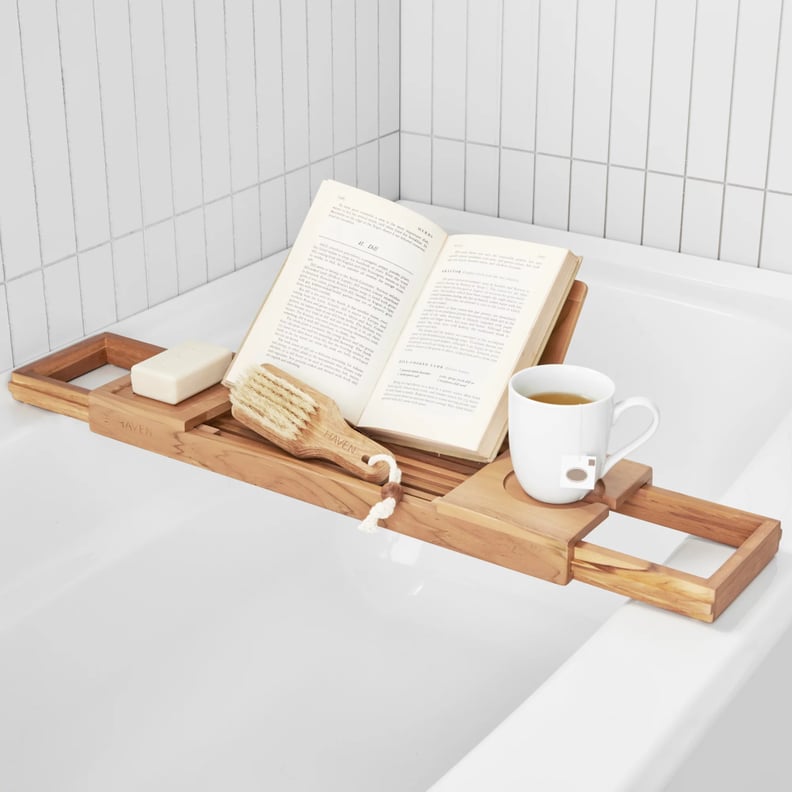 Gifts For Mamá: Haven Teak Expandable Tub Tray
