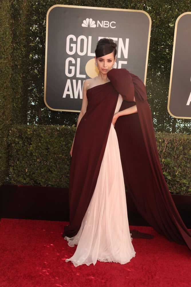 Sofia Carson at the 2021 Golden Globes