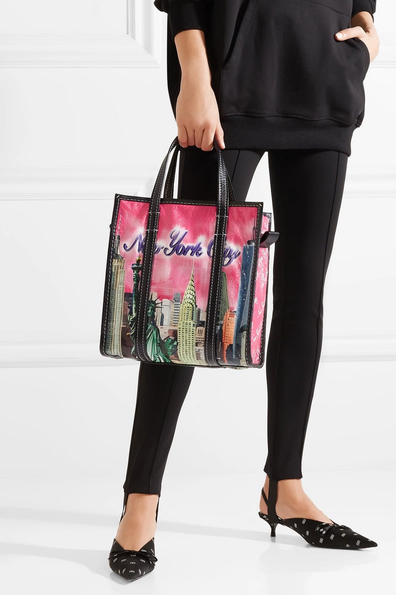 Balenciaga Bazar Small Printed Tote