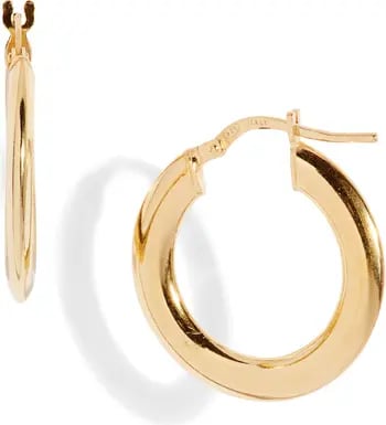 Hoop Dreams: Argento Vivo Sterling Silver Small Hoop Earrings