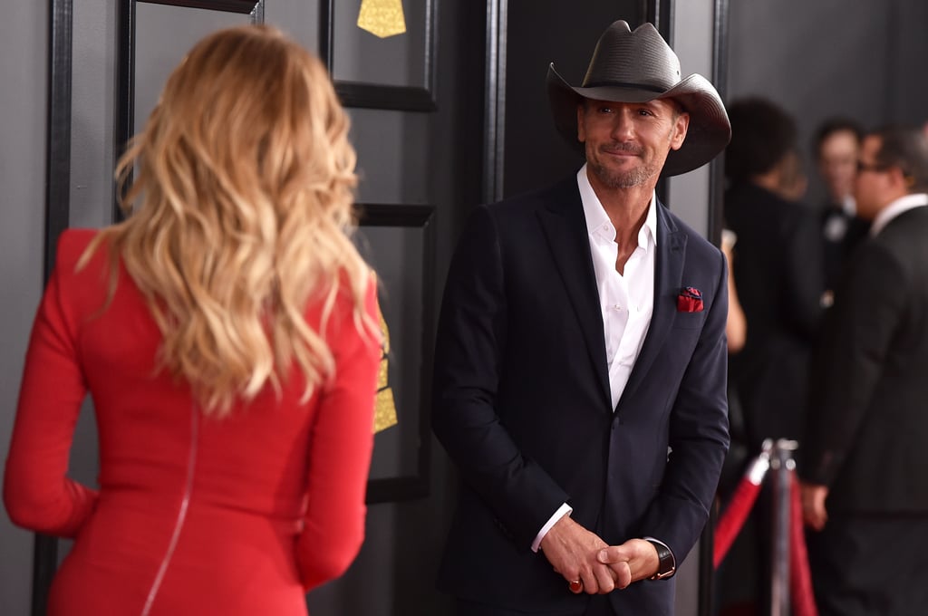 Faith Hill and Tim McGraw at the 2017 Grammys