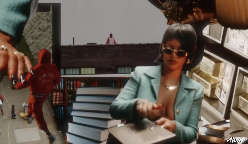 Rihanna in A$AP Rocky's "D.M.B." Music Video