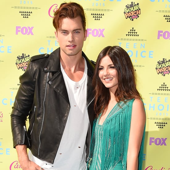 Victoria Justice and Boyfriend 2015 Teen Choice Awards