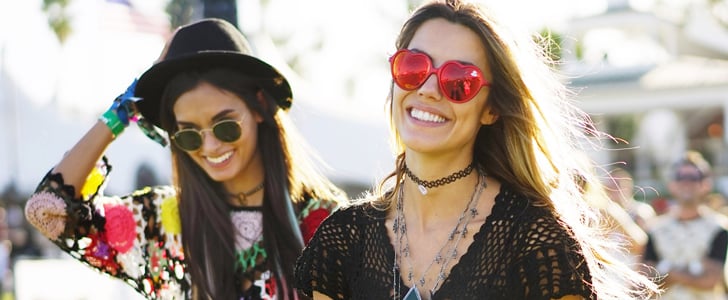 Mirrored Sunglasses at Coachella 2015