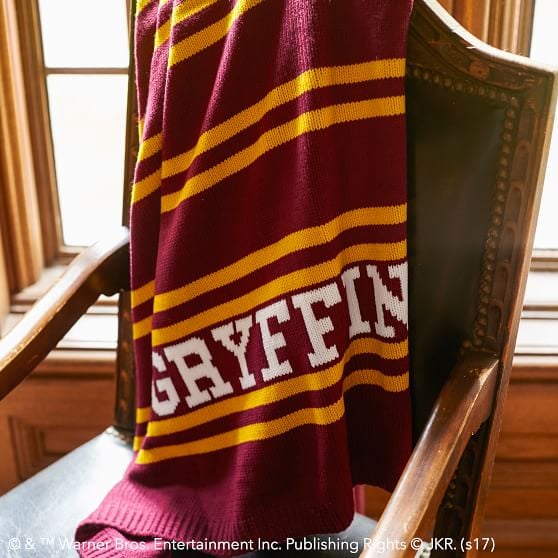 5. Demonstrate Hogwarts House Loyalty With a Spirited Blanket