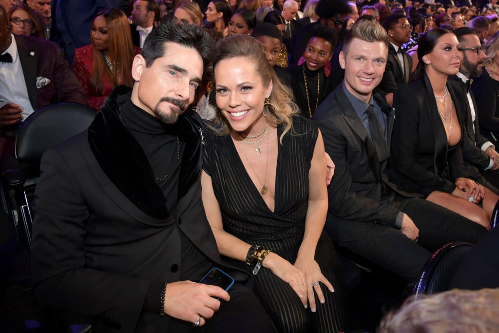 Pictured: Kevin Richardson, Kristin Richardson, Nick Carter, and Lauren Kitt