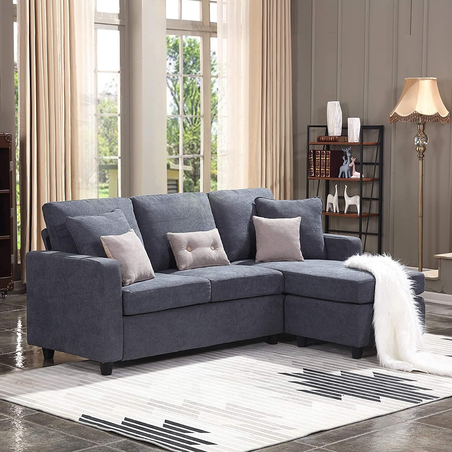 Honbay Convertible Sectional Sofa Couch The 32 Best Home Deals