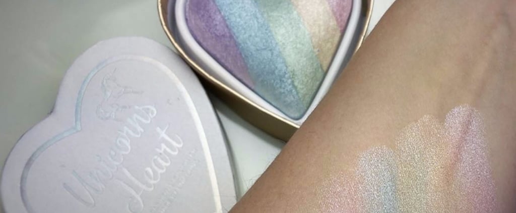 I Heart Makeup Unicorns Heart Rainbow Highlighter | Swatches