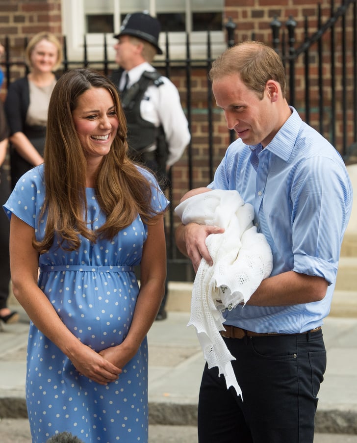 The couple glowed while introducing Prince George to the ...