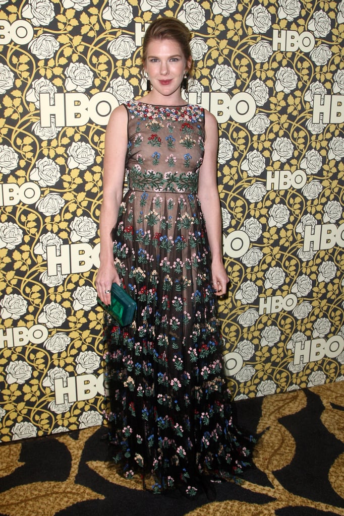 Lily Rabe hit up the HBO afterparty in a stunning floral dress.