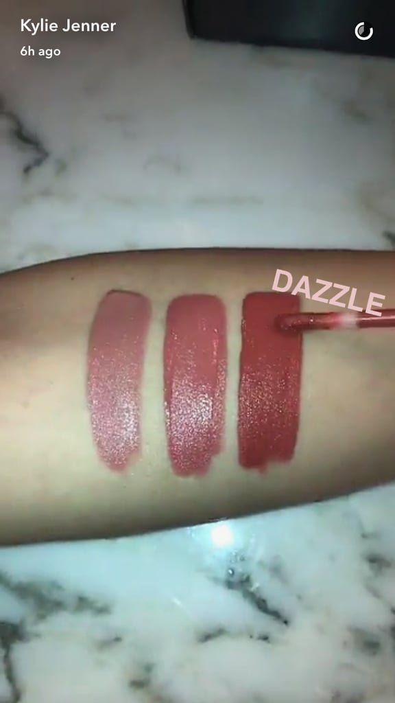 Jenner in dazzle kylie swatch lipstick matte