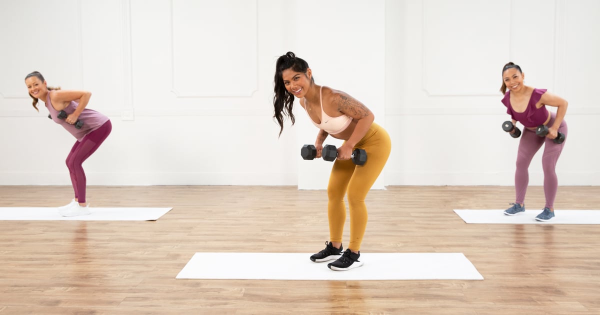 This 30 Minute Full Body Strength Training Workout With Weights Will Pump You Up Dumbbell