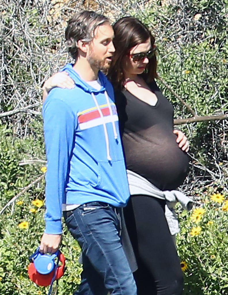 Anne Hathaway and Adam Shulman Out in LA March 2016