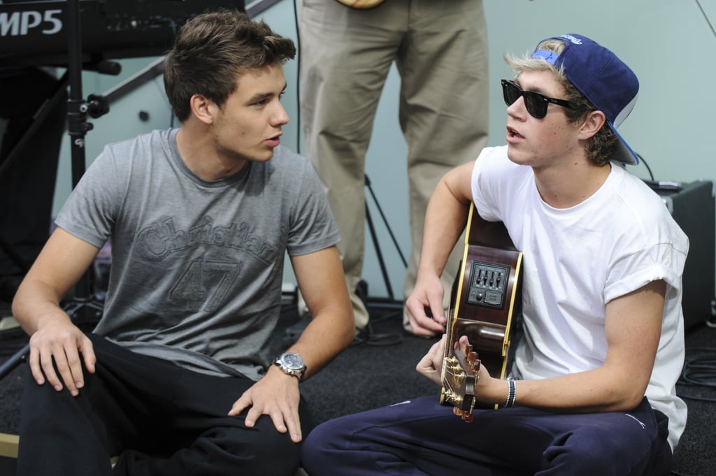 Liam Payne and Niall Horan Performing at Westfield's Shepherds Bush in 2012