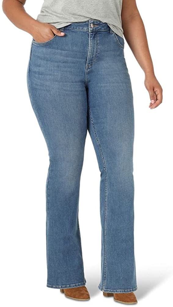 Flared Jeans: Lee High Rise Mini Flare Jean