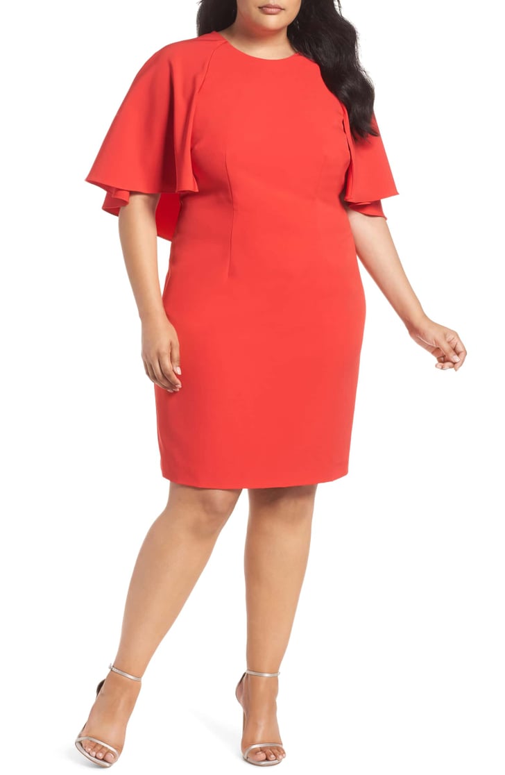 Eliza J Cape Dress | Amal Clooney Red Dress September 2018 | POPSUGAR ...