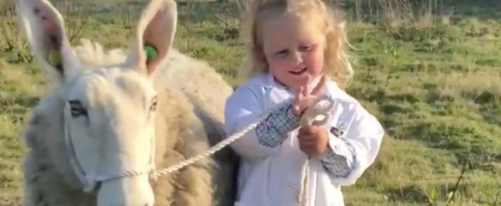 Video of Little Girl Showing Off Her Pet Sheep, Ethel