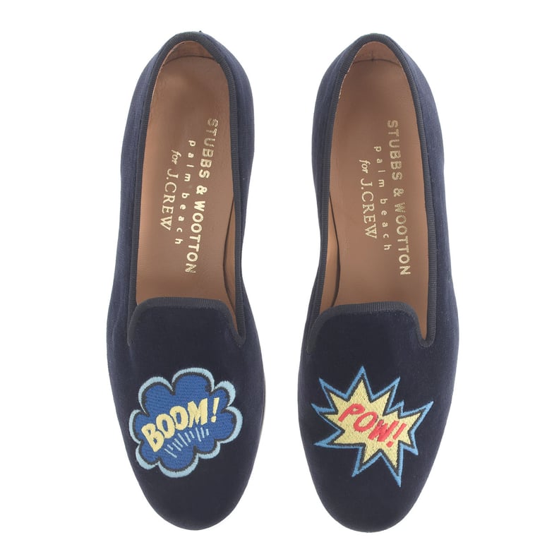 J.Crew Stubbs & Wootton Velvet Slippers