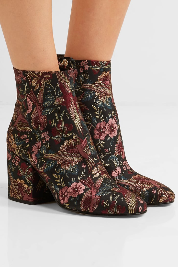 Sam Edelman Taye Jacquard Ankle Boots | Printed Boots | POPSUGAR ...