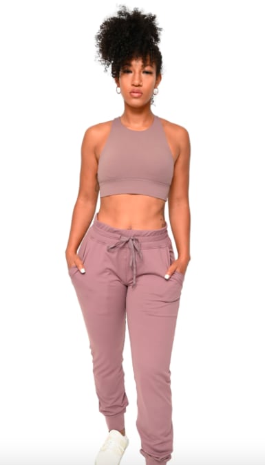 mauve joggers