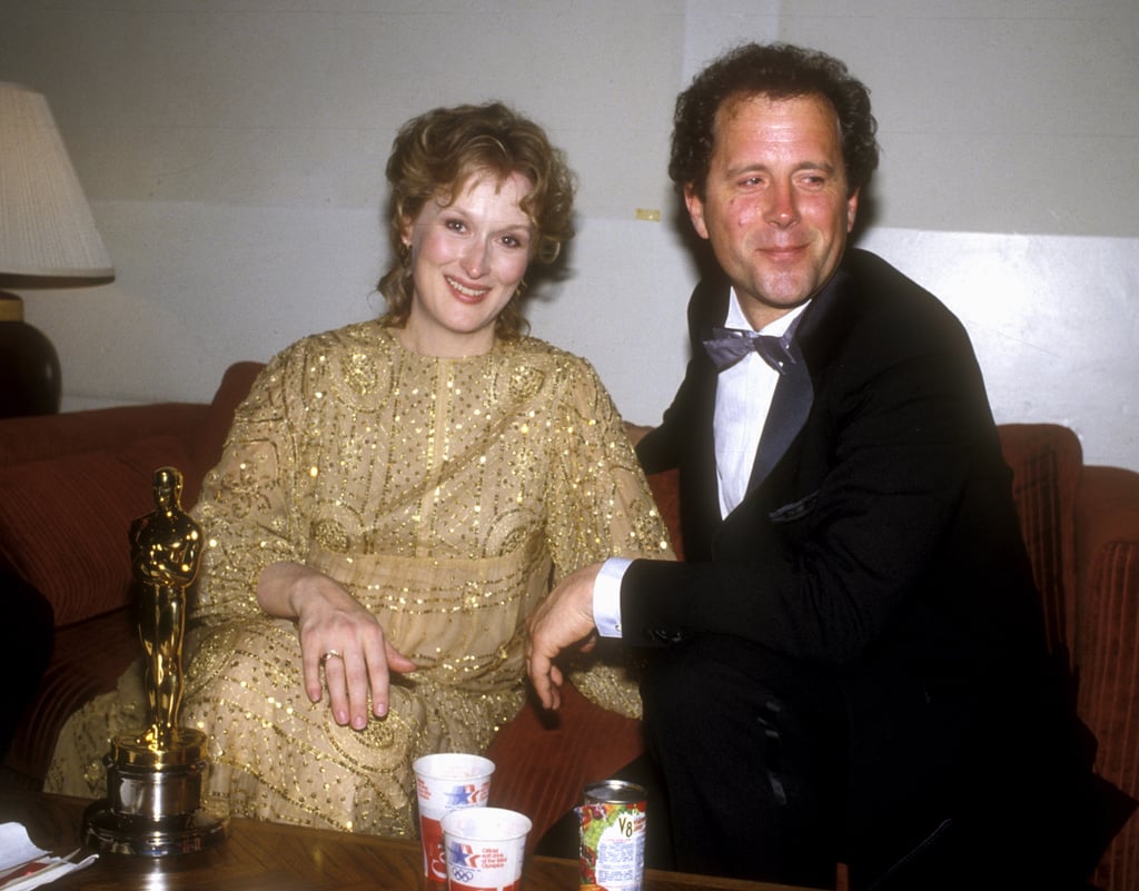The pair sat backstage together at the Oscars in 1983 after Streep won best actress for her role in "Sophie's Choice."