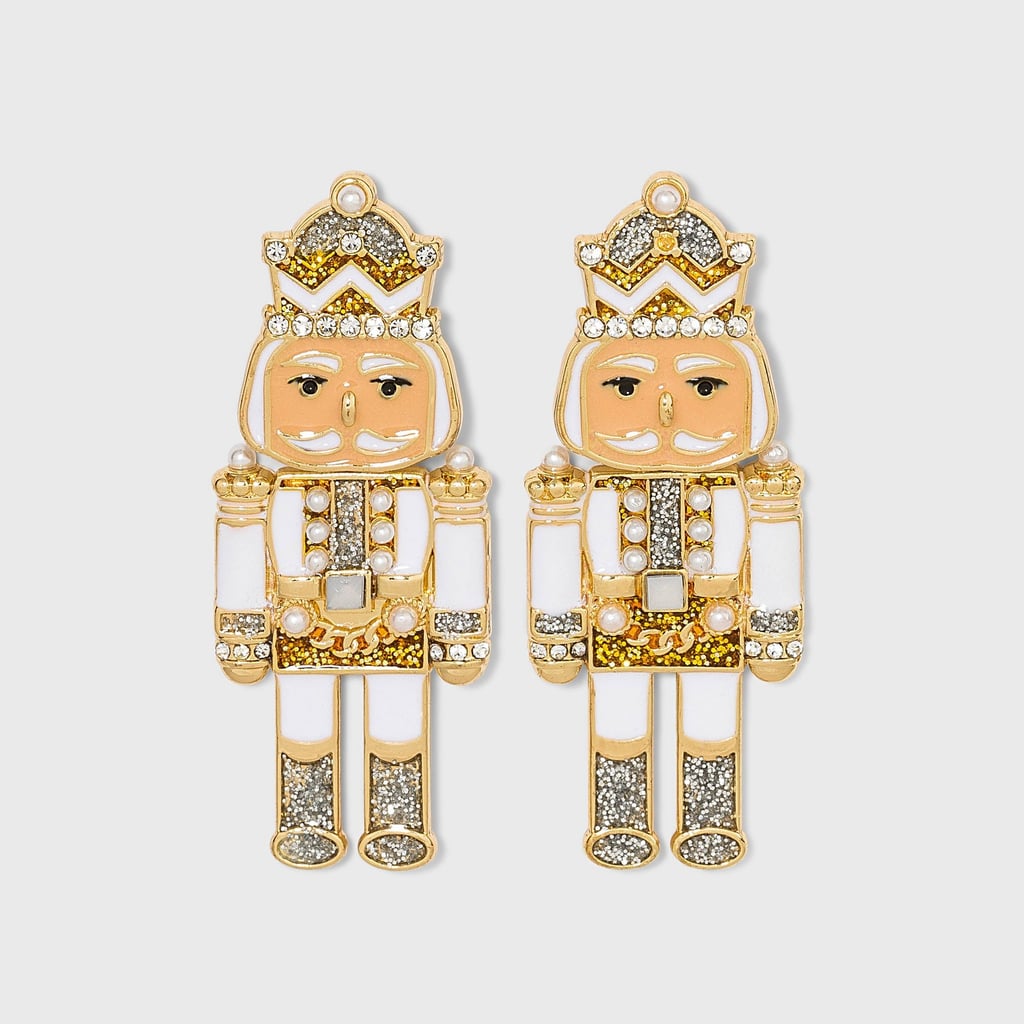 Cute Nostalgic Earrings: Sugarfix by BaubleBar Nutcracker Drop Earrings