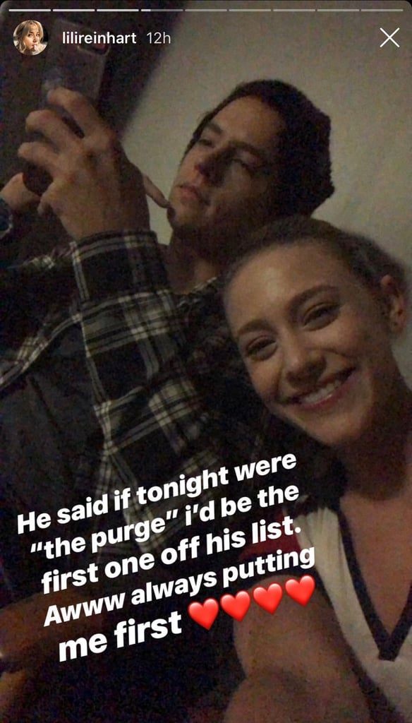 Lili Reinhart and Cole Sprouse Spend Lunar Eclipse Together