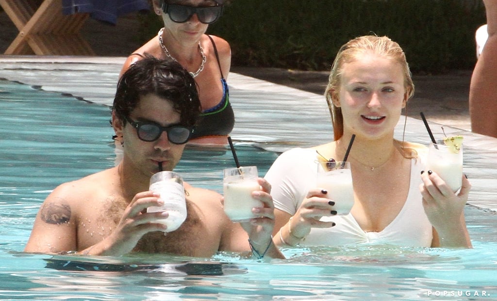 Joe Jonas and Sophie Turner Kissing in Miami August 2018