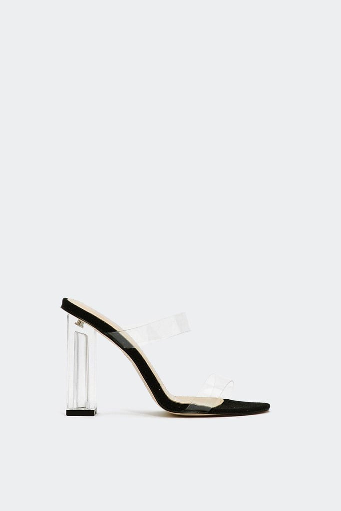 Nasty Gal Let's See What I Can Do Clear Heel
