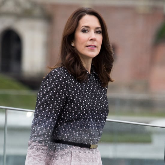 Princess Mary's Patterned Coat April 2016