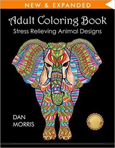 Animal Designs Adult Coloring Book
