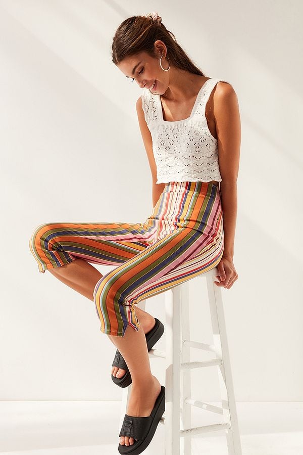BDG Striped Capri Jean