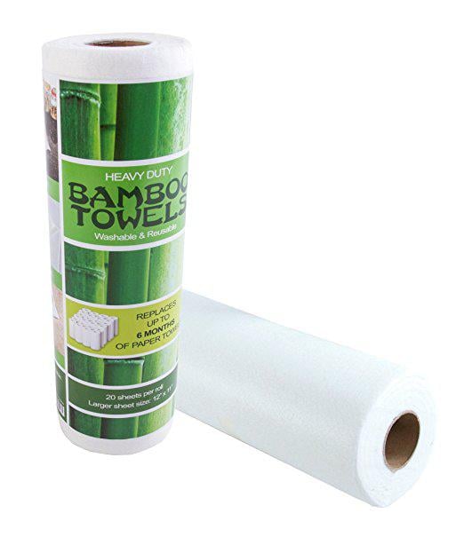 Heavy Duty Eco Friendly Machine Washable Reusable Bamboo Towels