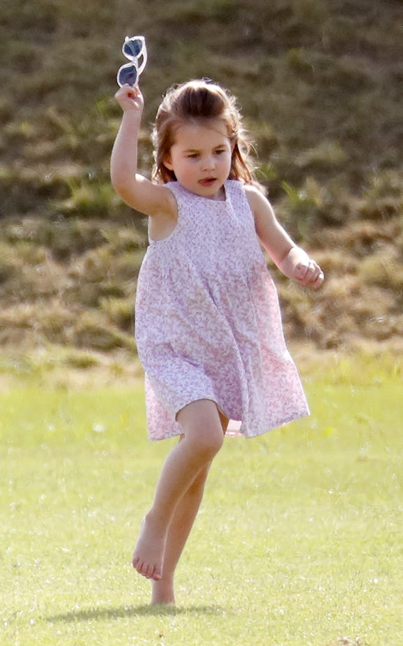 Princess Charlotte Having Fun at Polo Match June 2018