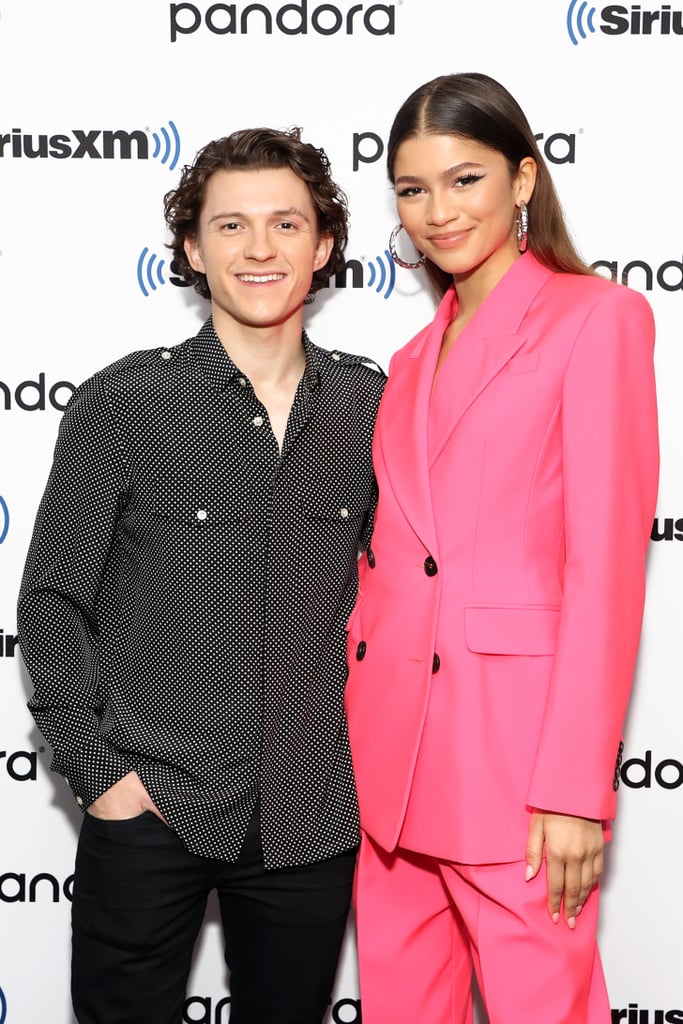 Zendaya and Tom Holland at the SiriusXM Town Hall in New York City