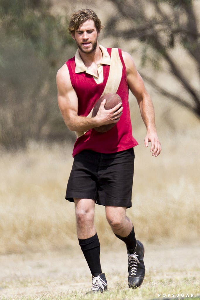 Liam Hemsworth on the Set of The Dressmaker 2014