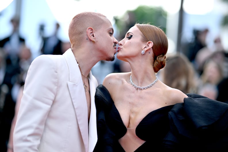 Evan Ross and Ashlee Simpson at the 2023 Cannes Film Festival