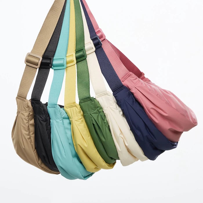 The Uniqlo Round Mini Shoulder Bag in all the colors.