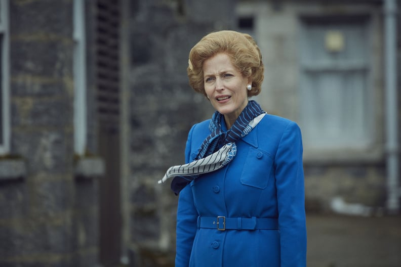 Picture shows: Margaret Thatcher (GILLIAN ANDERSON). Filming Location: Ardverikie Estate, Kinloch Laggan Newtonmore Inverness-shire