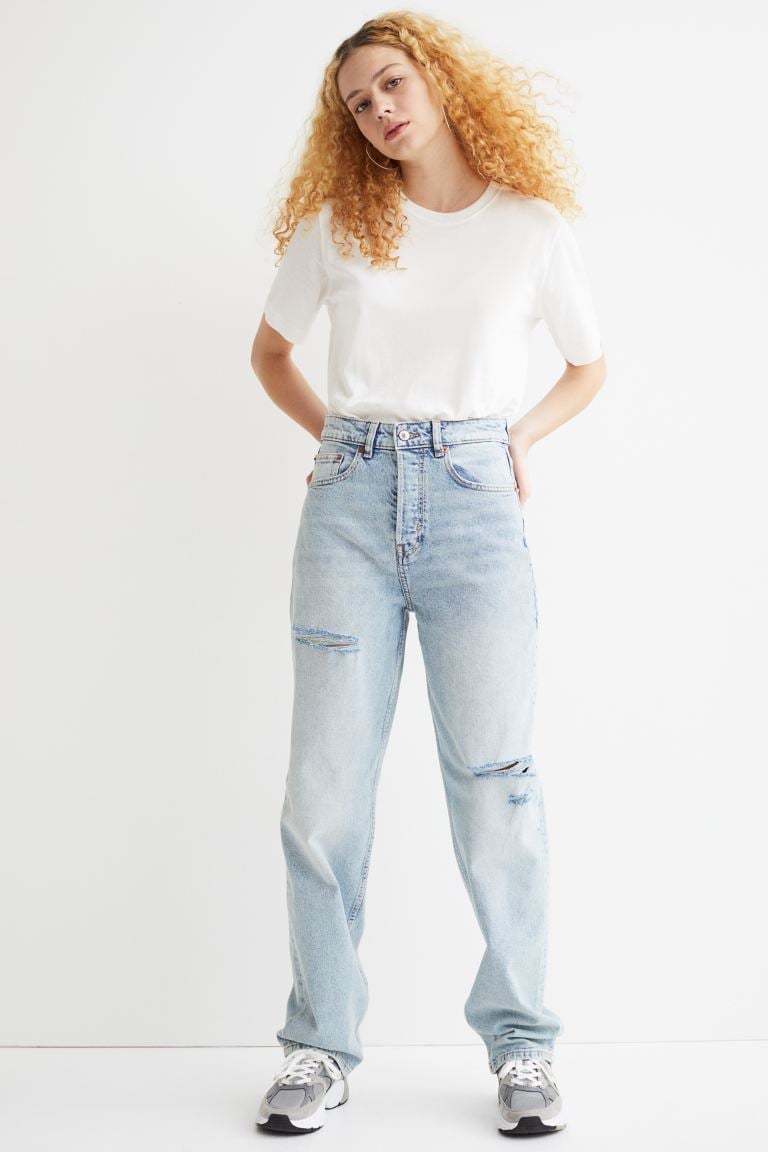 A Nostalgic Silhouette: H&M 90s Straight High Jeans