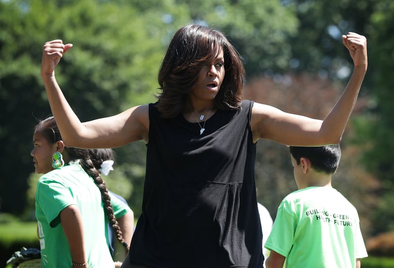 The FLOTUS Has Even Been Spotted Wearing Dog Tags While Gardening