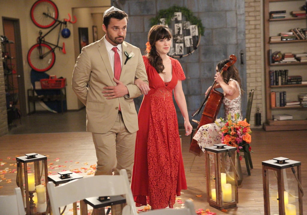 New Girl Schmidt and Cece's Wedding Pictures POPSUGAR Entertainment