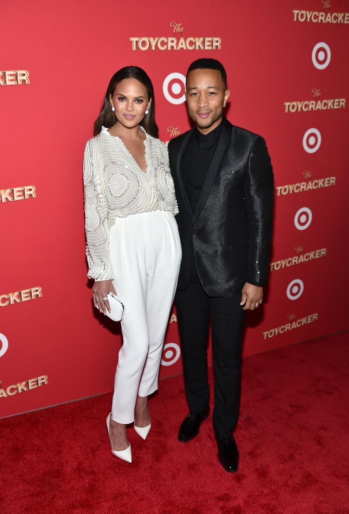 Chrissy Teigen and John Legend at Target's Toycracker Event